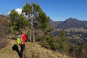 45 All'incrocio col sentiero che sale da Frerola-anticima nord del Rabbioso